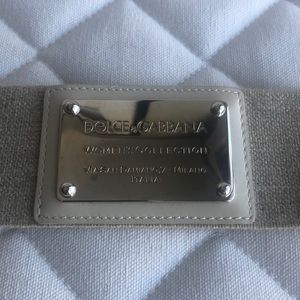 Dolce & Gabbana Elastic Clasp Belt New
